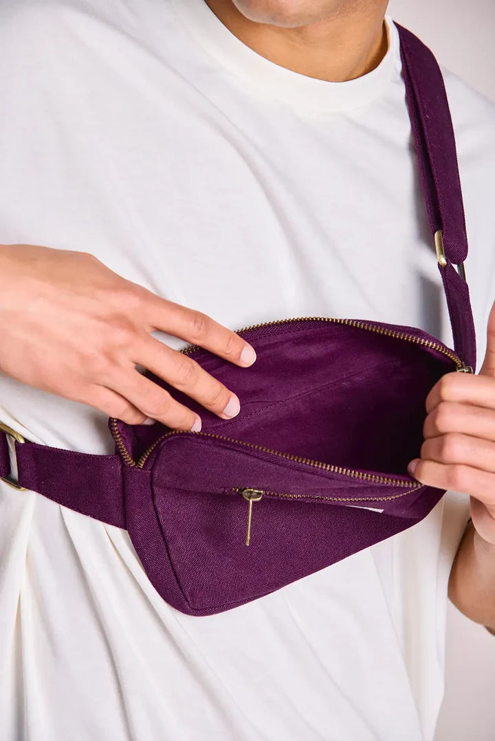 Harry Banana Bag - Plum