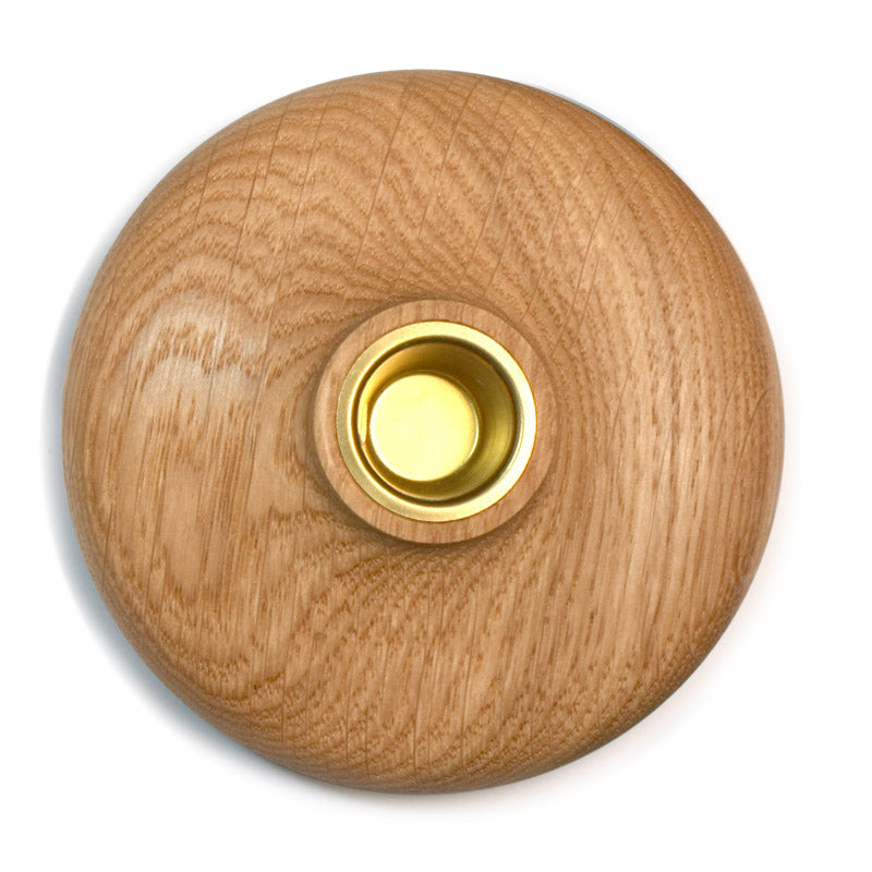 Candle Holder Flitsh - Oiled Oak