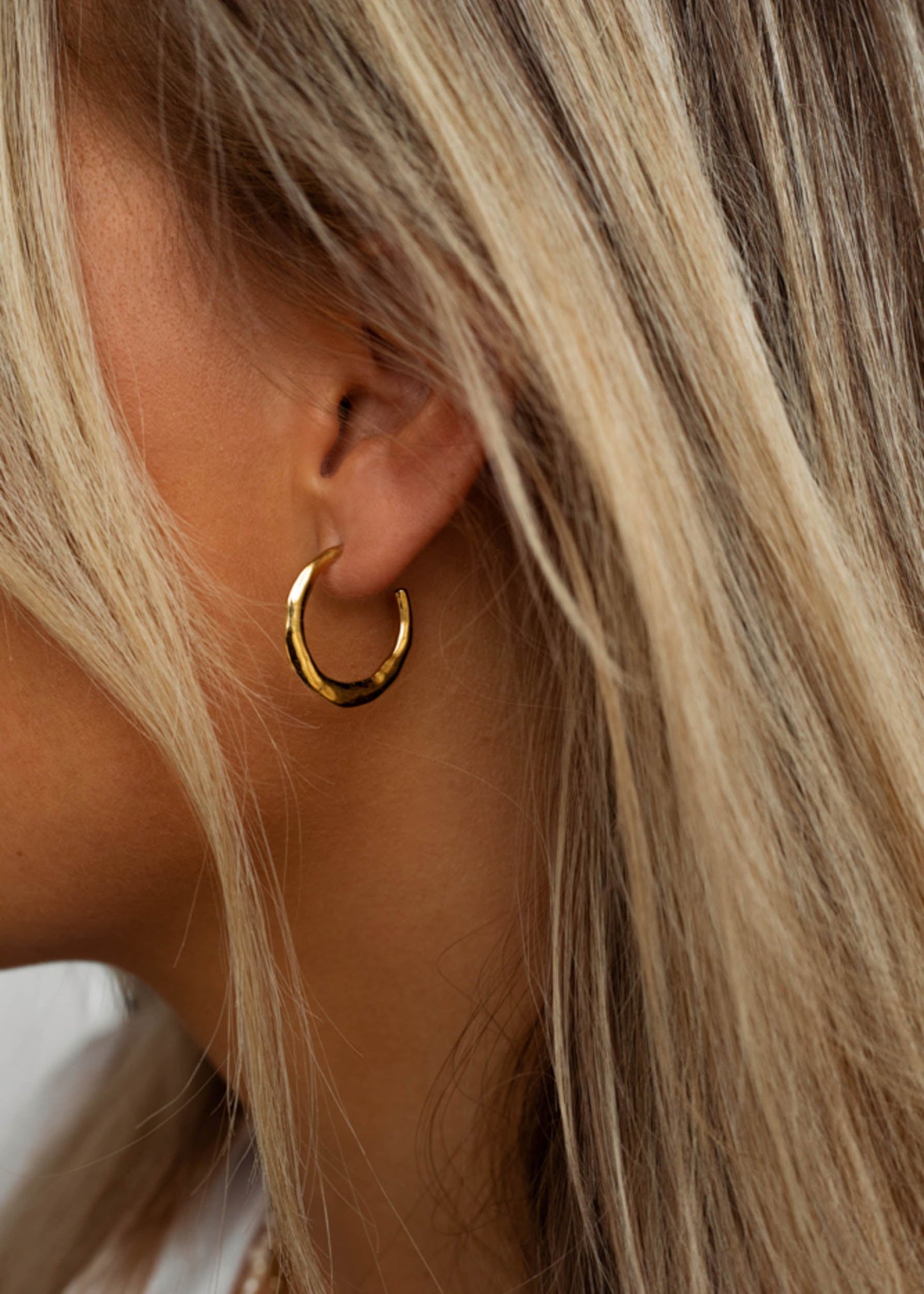 Flawed Favor Hoops - Gold