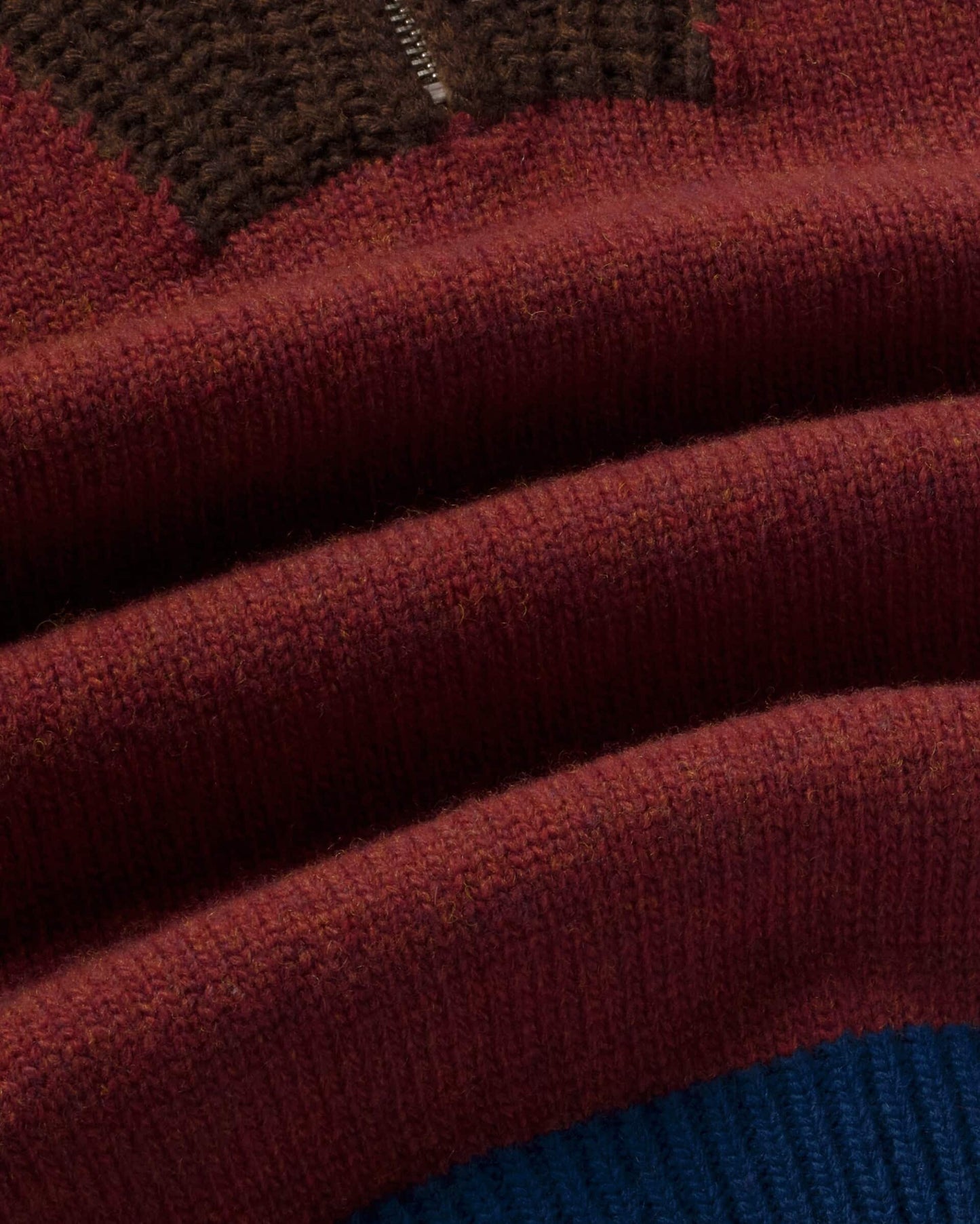 Thanit Knitted Sweater - Brown Block