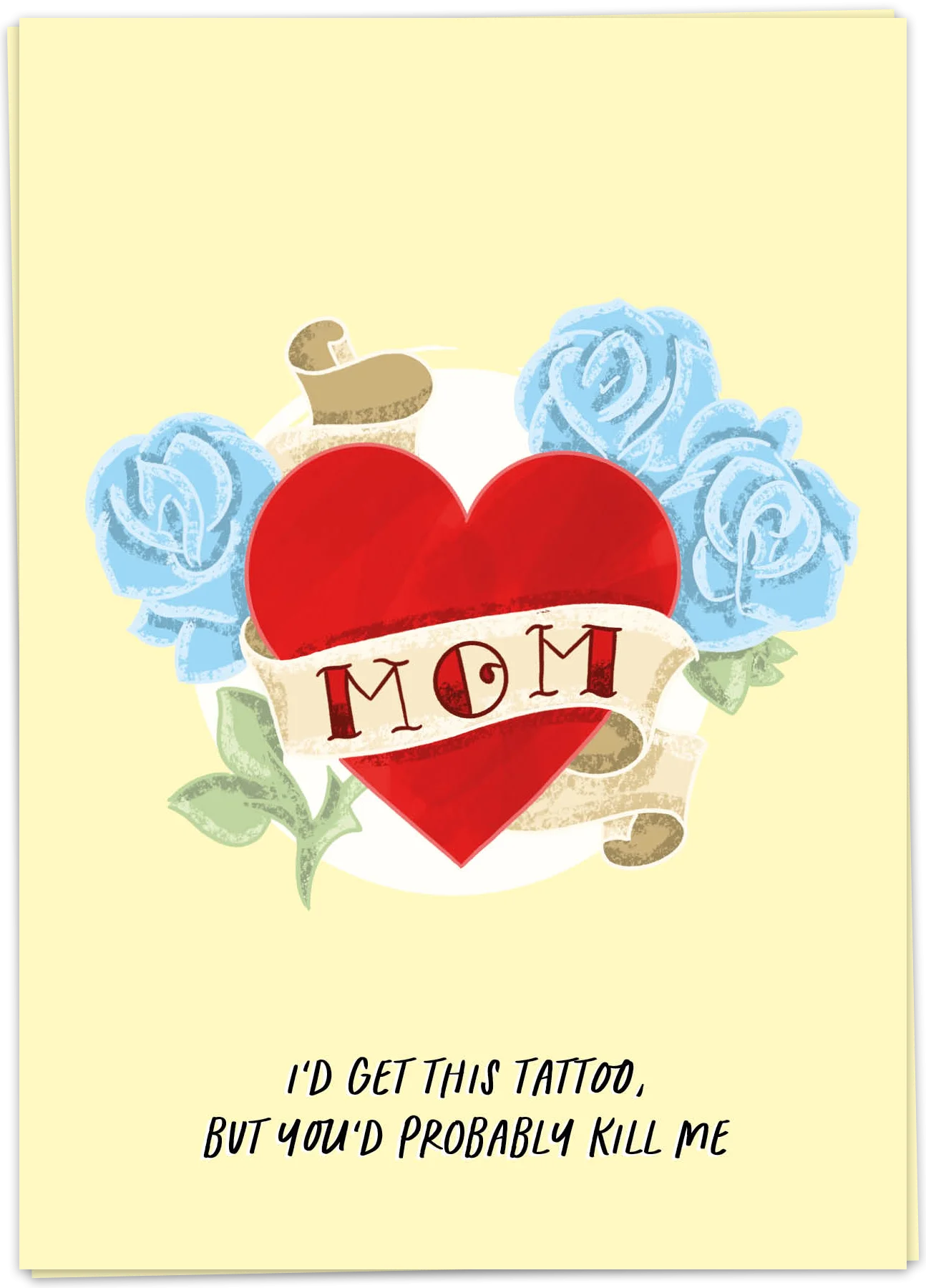Kaart Blanche Mom - Mom Tattoo Kill