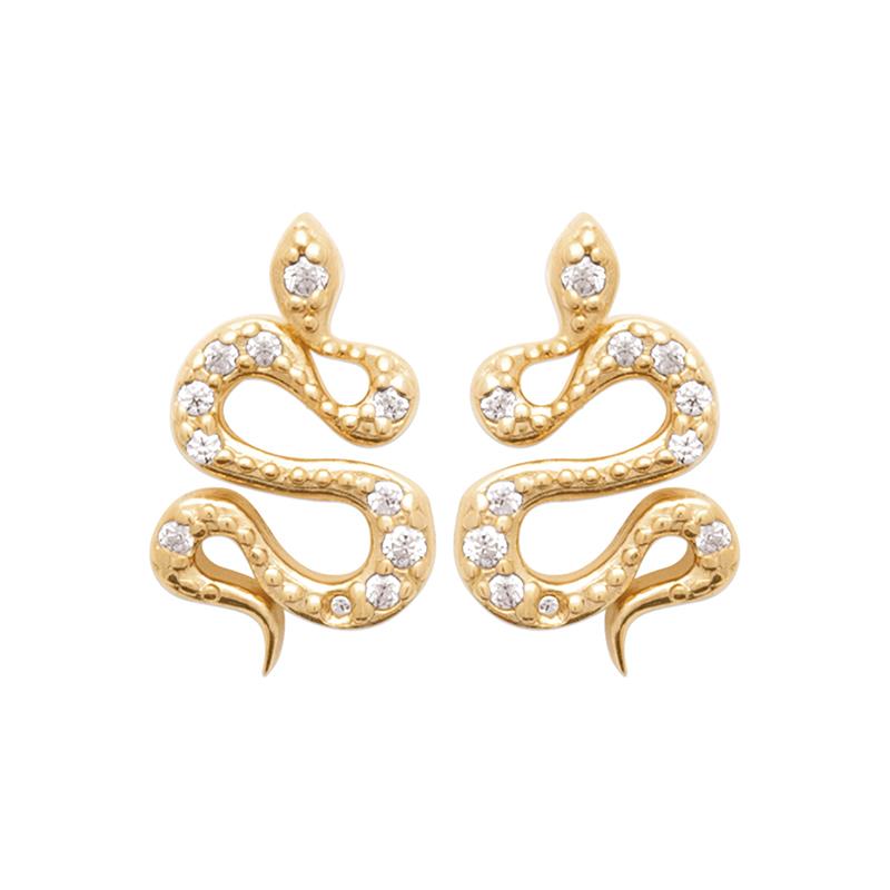 Joia Snake Stud Single Earring