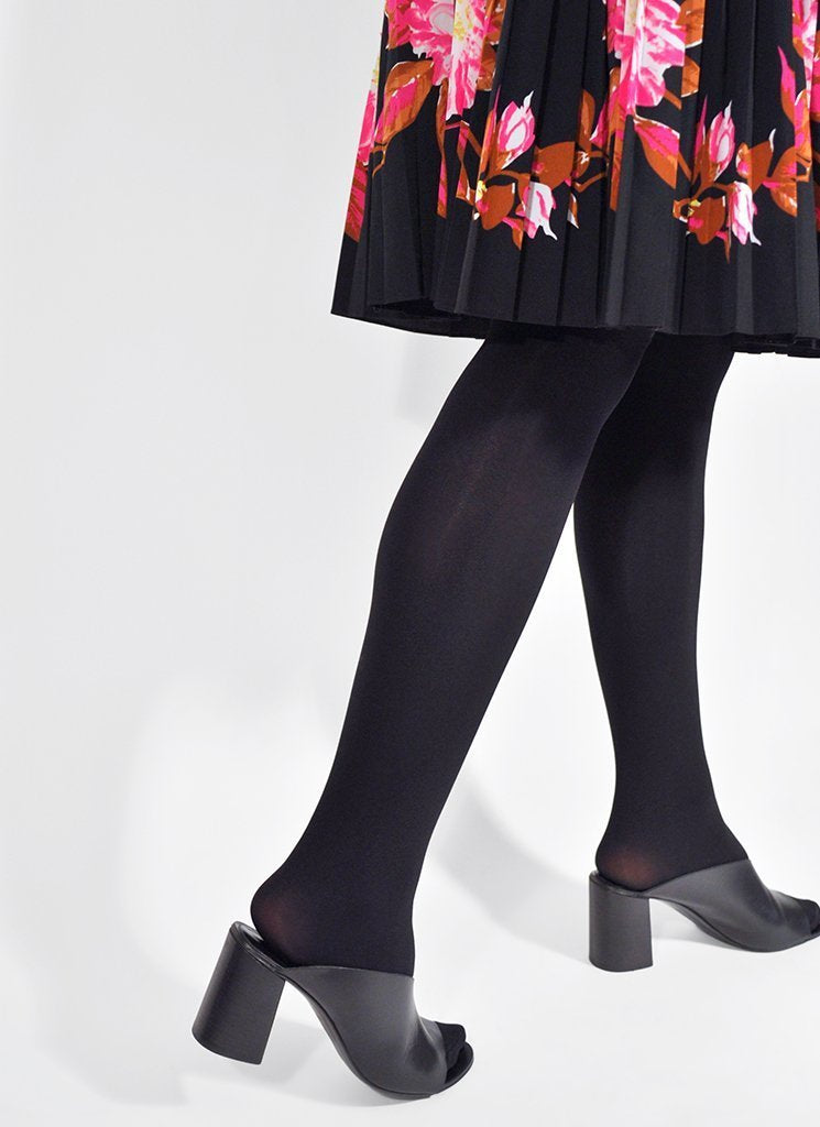 Lia Tights Black 100 den | Shop now - Swedish Stockings