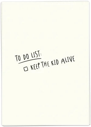 Kaart Blanche Baby – Keep The Kid Alive