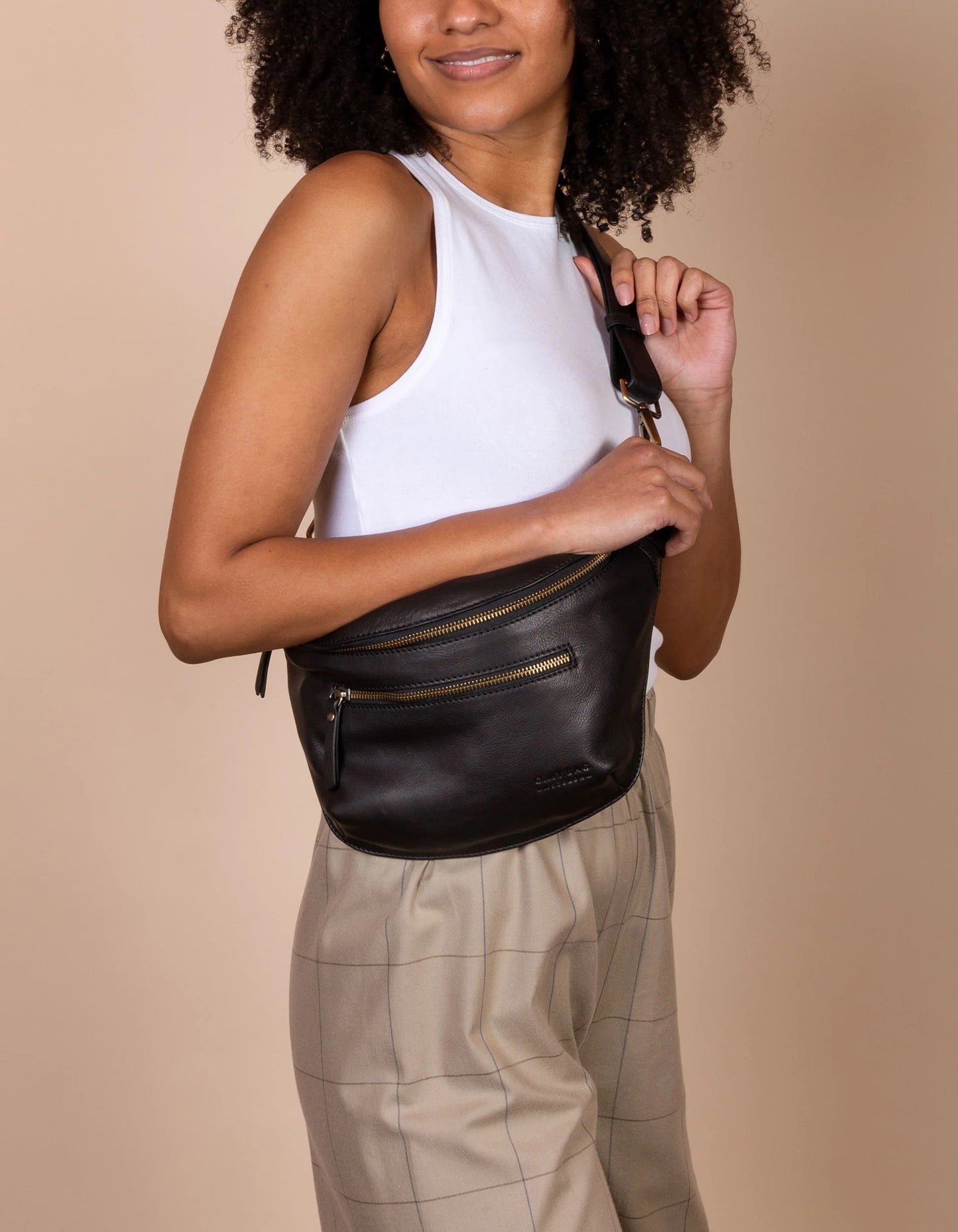 O My Bag Drew - Black / 2 Straps