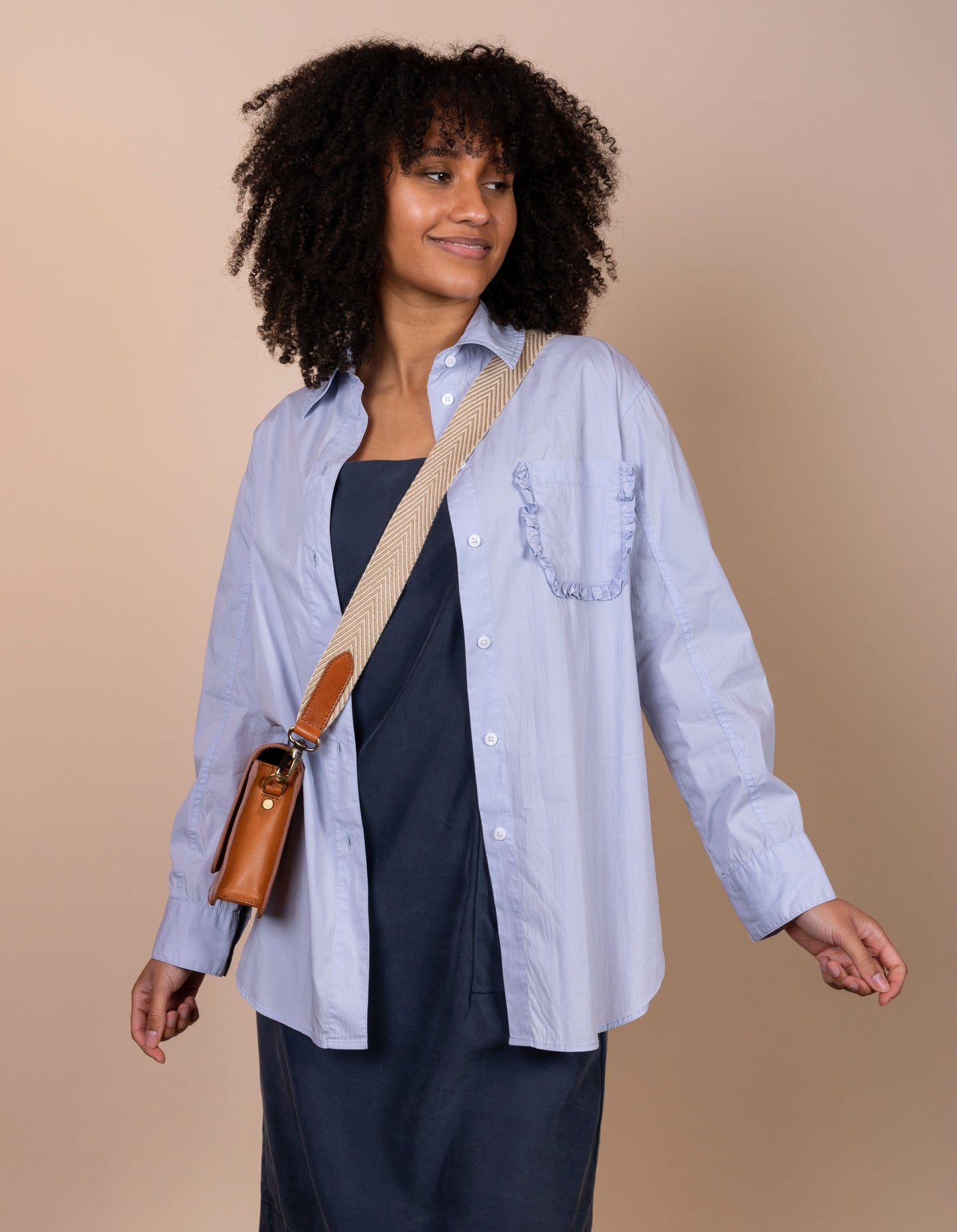 O My Bag Webbing Strap - Sand/Cognac