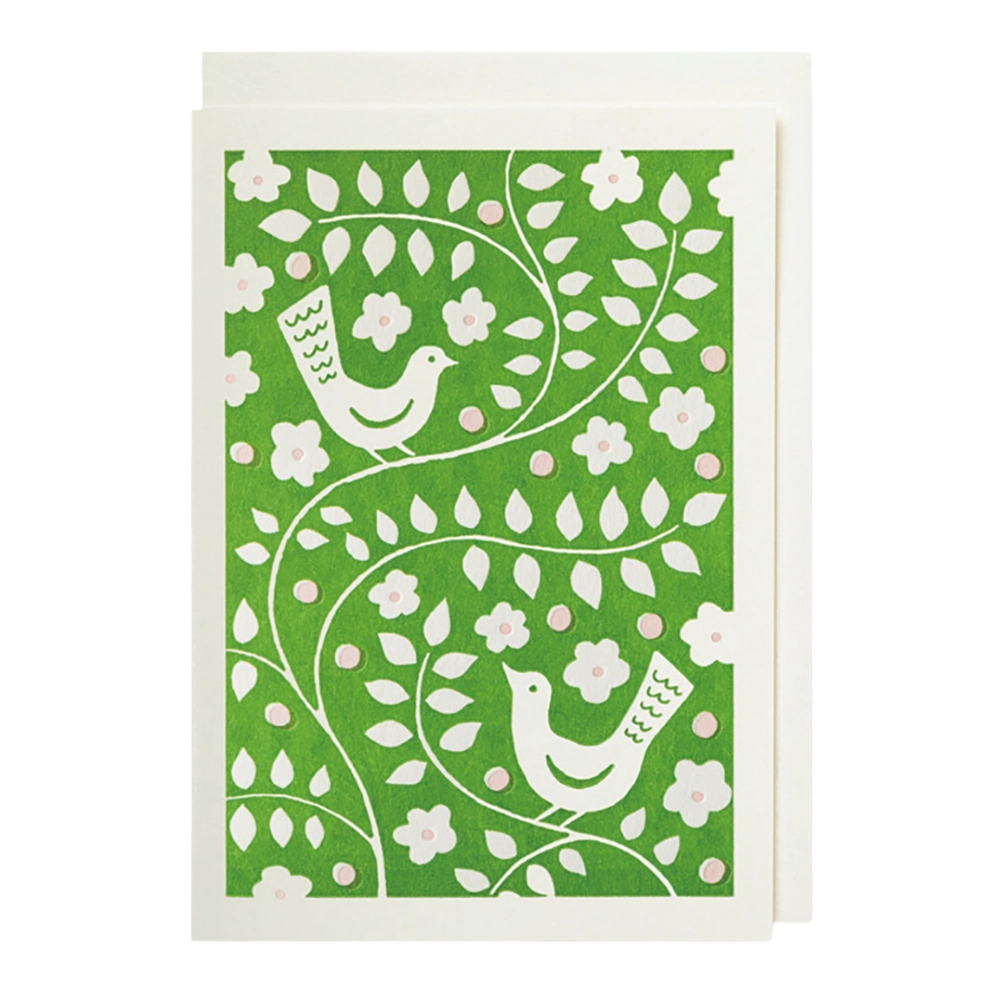 Archivist Gallery Notelet - Bird Florals