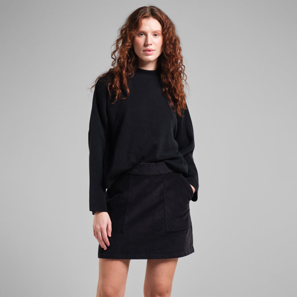 Majorna Corduroy Skirt - Black