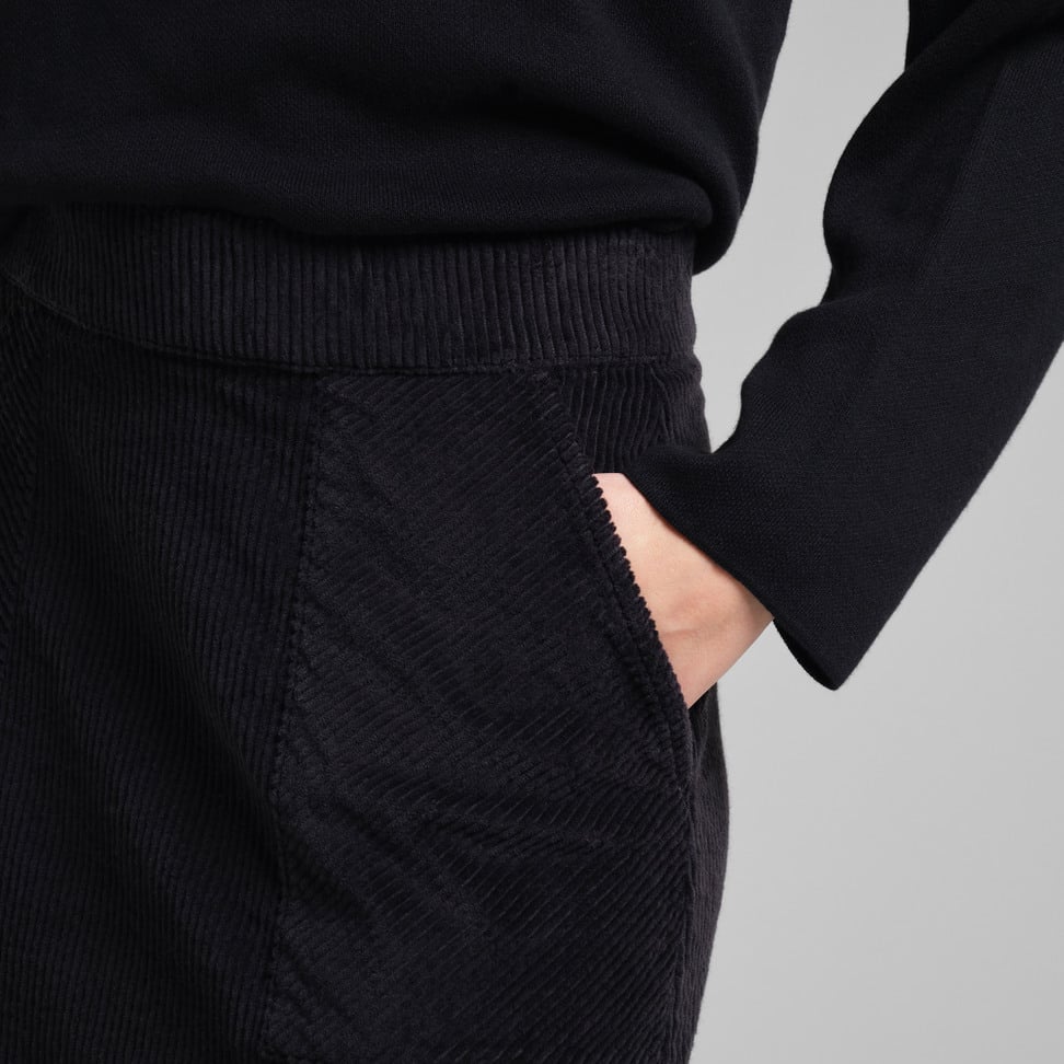 Majorna Corduroy Skirt - Black