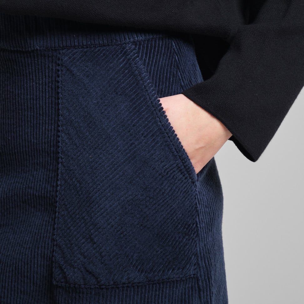 Majorna Corduroy Skirt - Navy