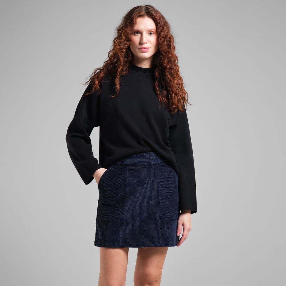 Majorna Corduroy Skirt - Navy
