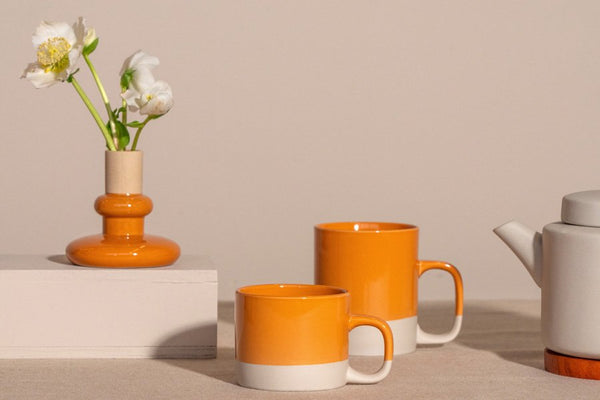 Ceramic Cup Cer Cyl M - Apricot