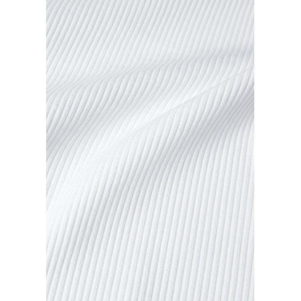 LAST ONE in S - Anais Rib T-Shirt - White