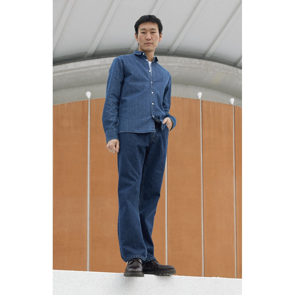 Devis Shirt - Dark Blue Denim