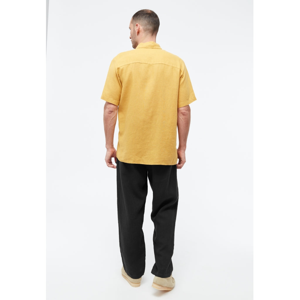 Helge Linen Pants - Black