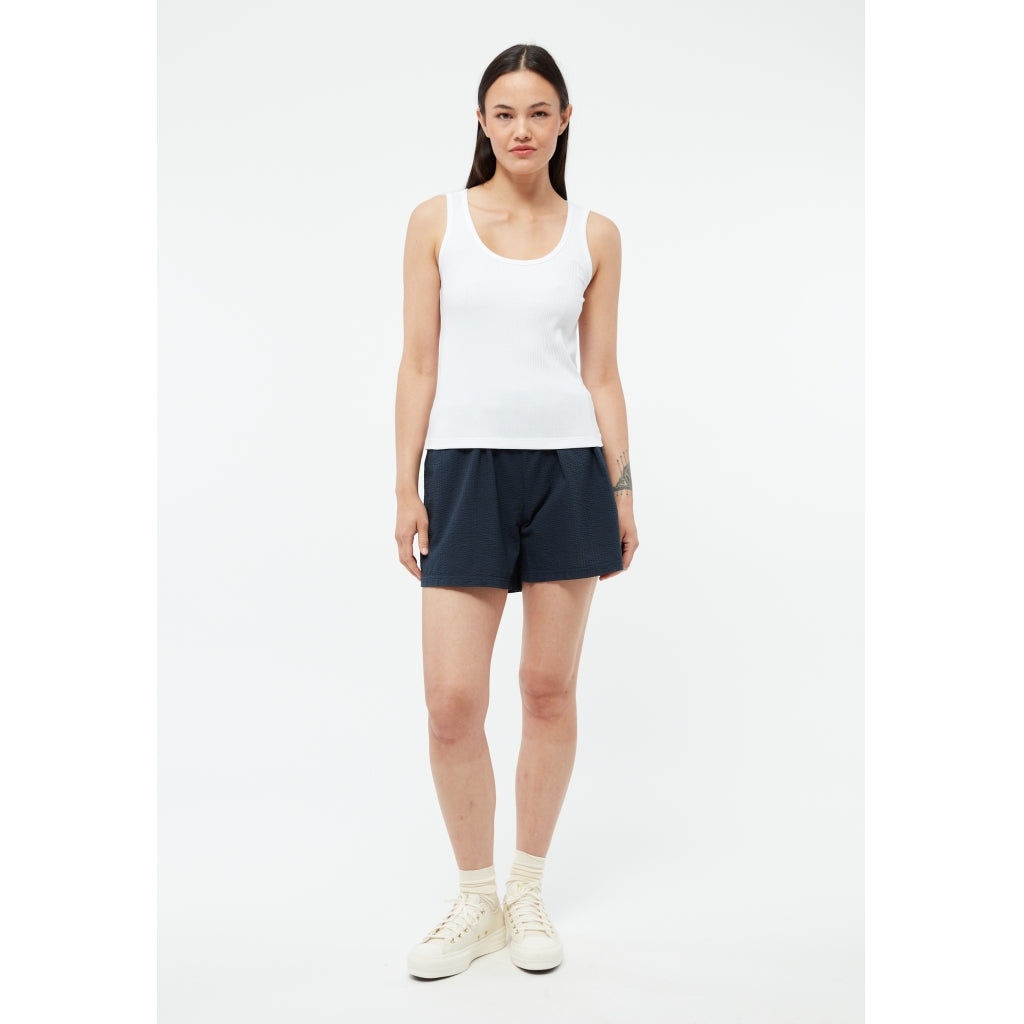LAST ONE in XL - Ilma Rib Top - White