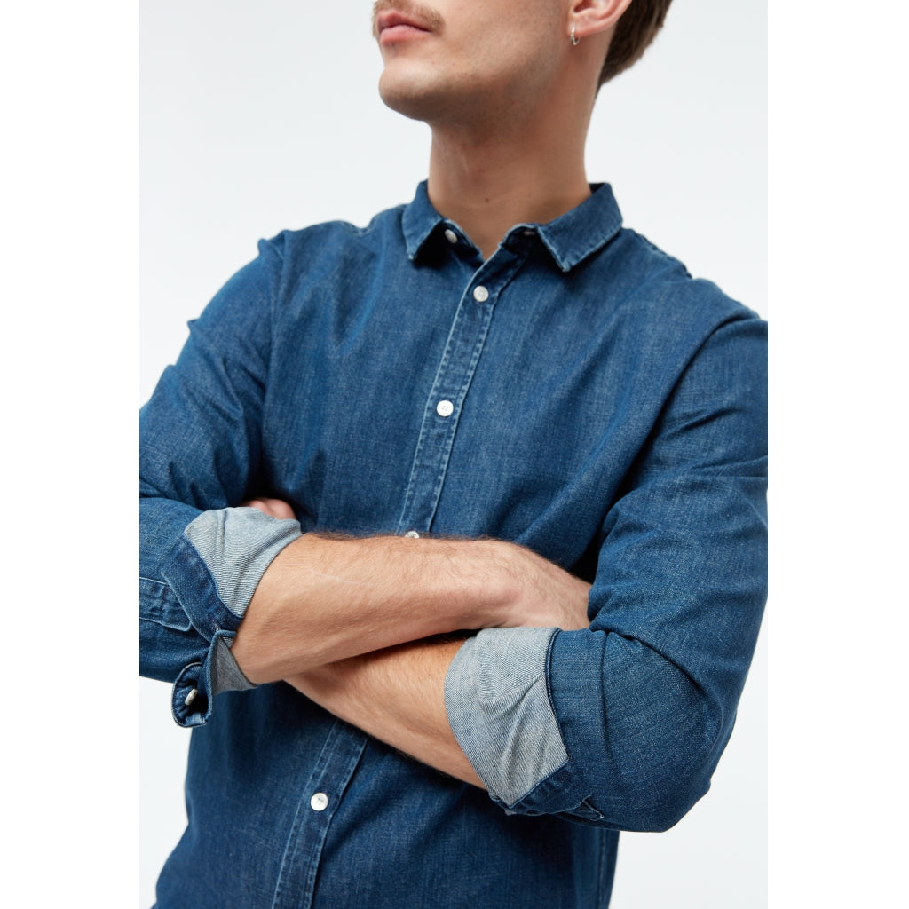 Devis Shirt - Dark Blue Denim