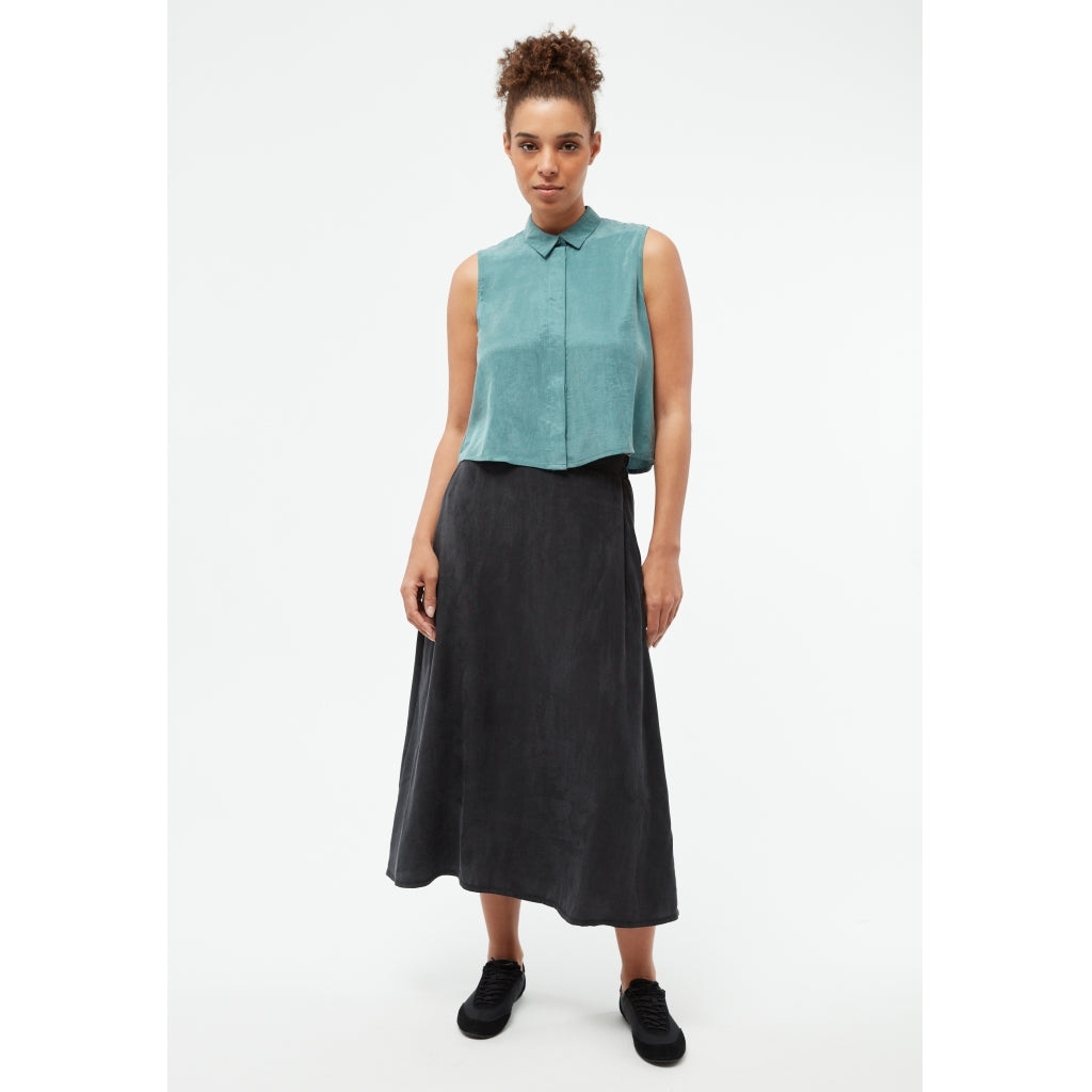 Xenia Top - Graphite Green