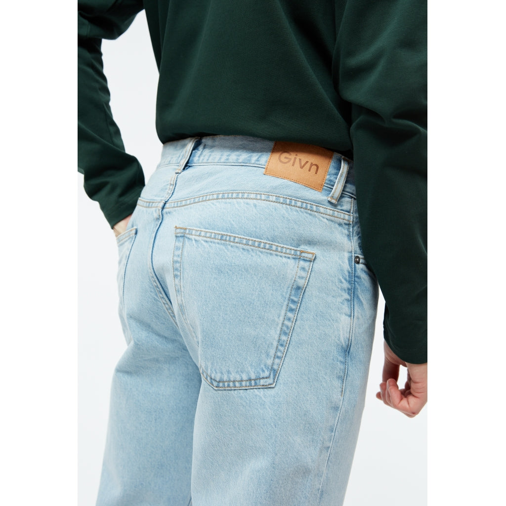 Yannick Denim Pants - Light Blue