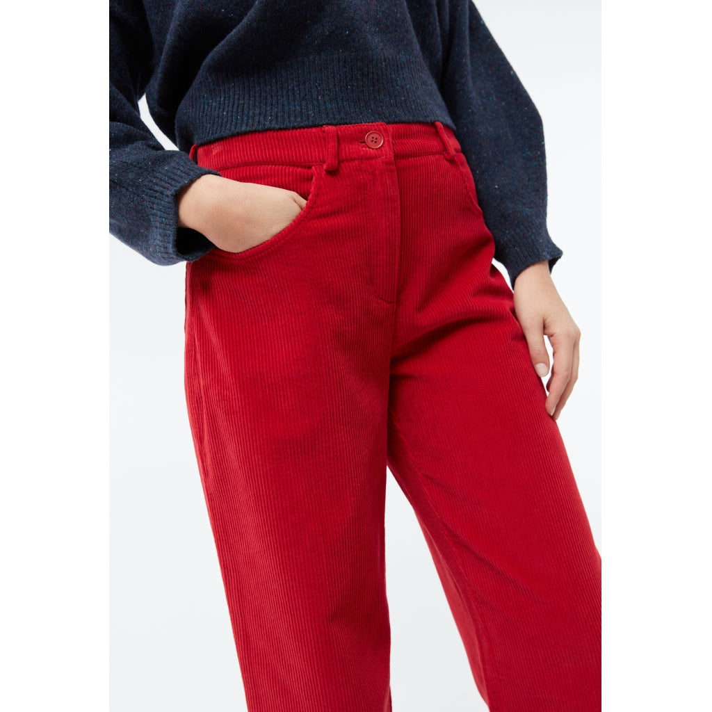 LAST ONE in S - Coralie Pants - Crimson Red