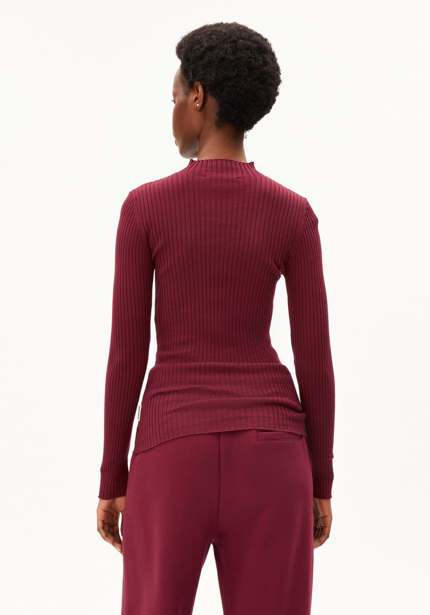 Alaania Knitted Longsleeve - Velvet Red