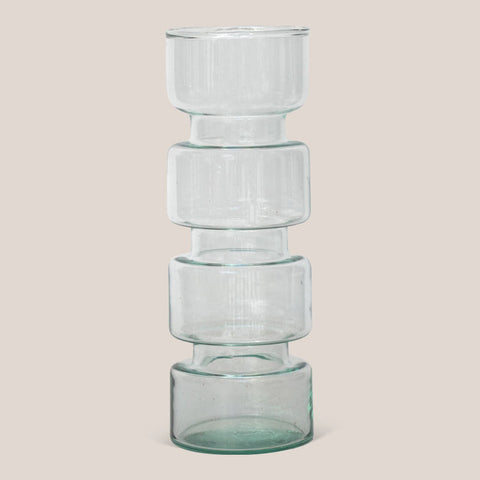 UNC Vase Recycled Glass Paloma