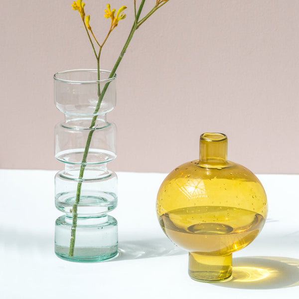 UNC Vase Recycled Glass Paloma