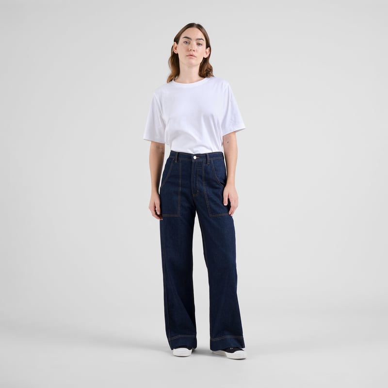 Vara Denim Workwear Pants - Dark Blue