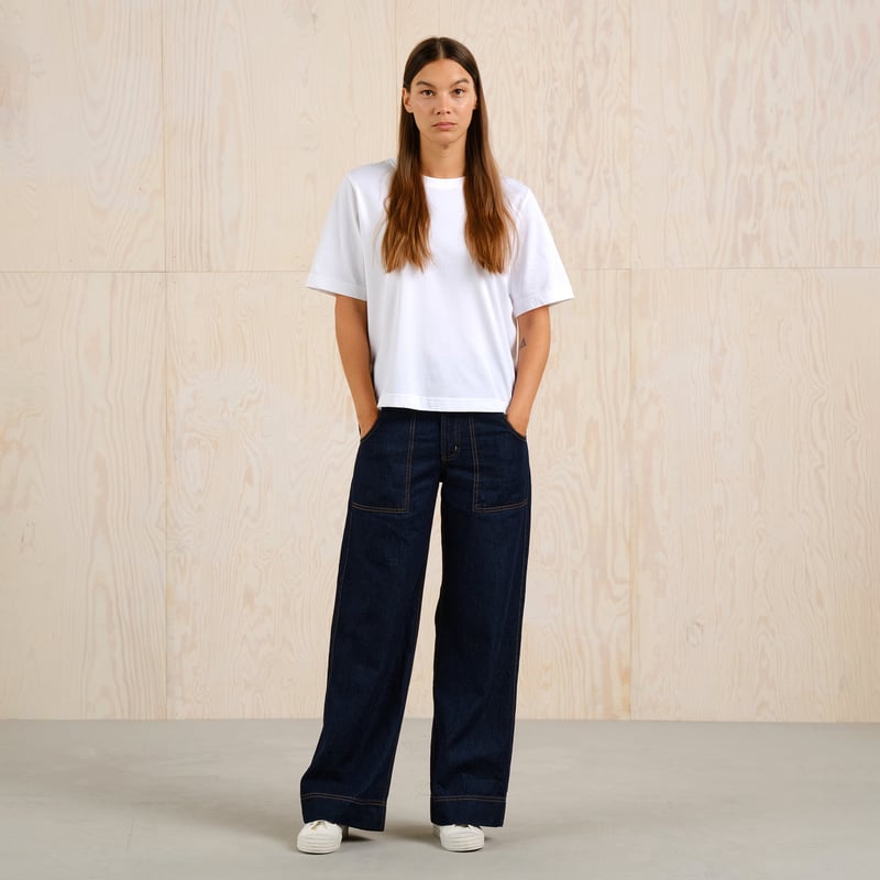 Vara Denim Workwear Pants - Dark Blue