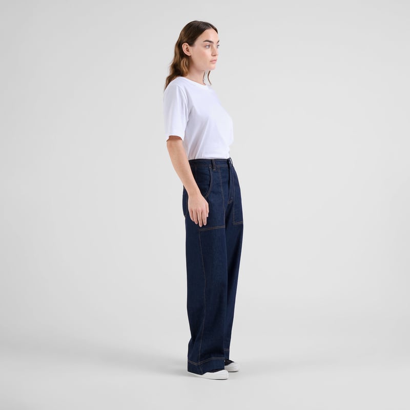 Vara Denim Workwear Pants - Dark Blue