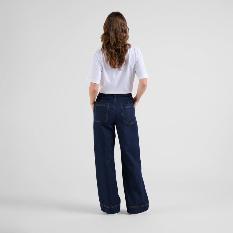 Vara Denim Workwear Pants - Dark Blue