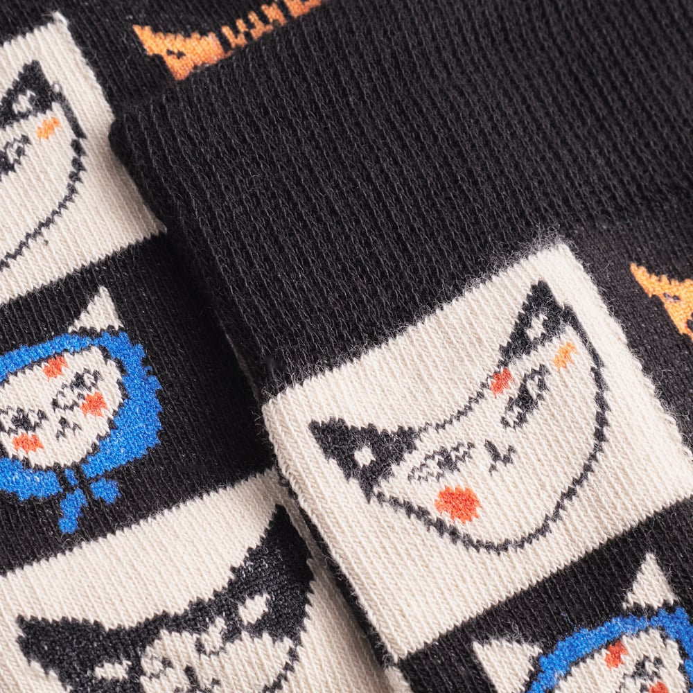 Sigtuna Socks Cat Bingo - Black