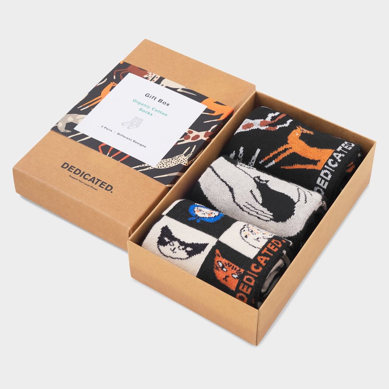 Sigtuna Socks - 3-pack Eniko Cats