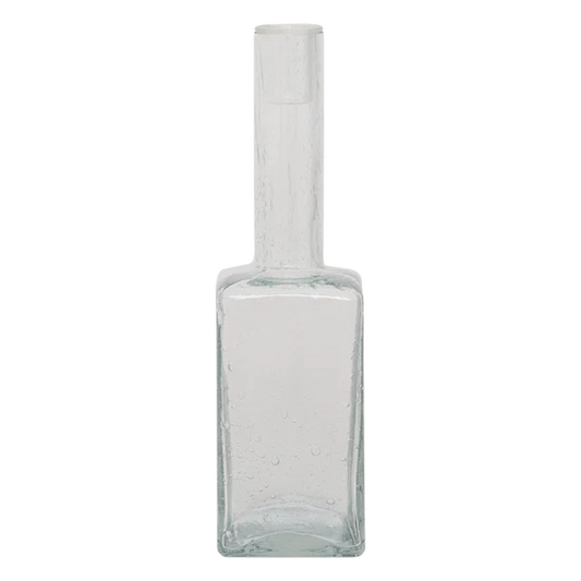 UNC Candle Holder Alba Recycled Glass - Transparent