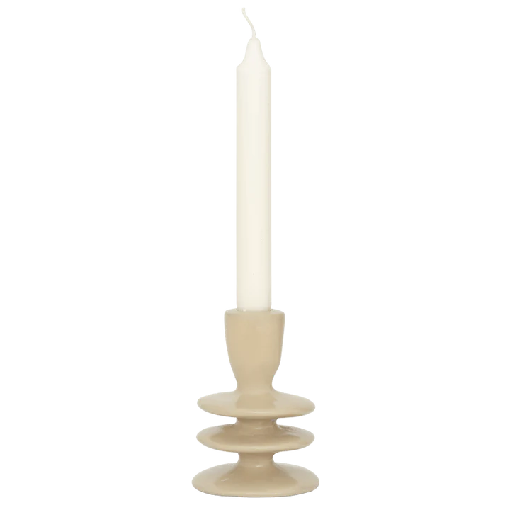 UNC Candle Holder Bowie - Cream
