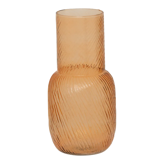 UNC Recycled Glass Vase Ara - Papaya