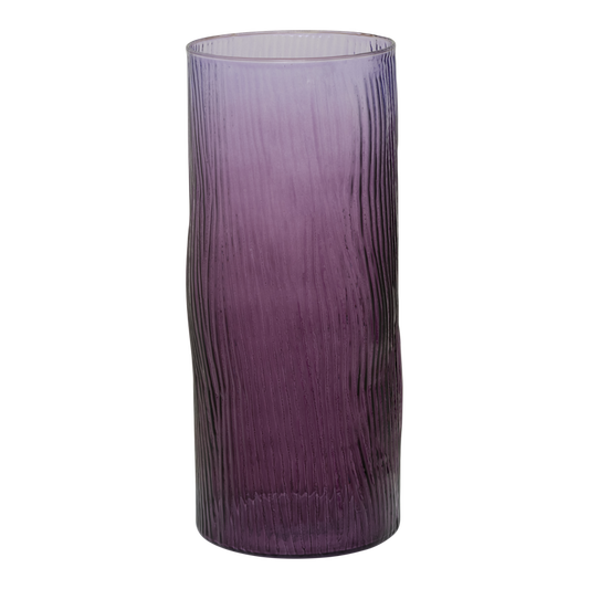 UNC Recycled Glass Vase Yuli - Purple