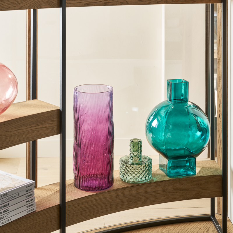 UNC Recycled Glass Vase Yuli - Purple