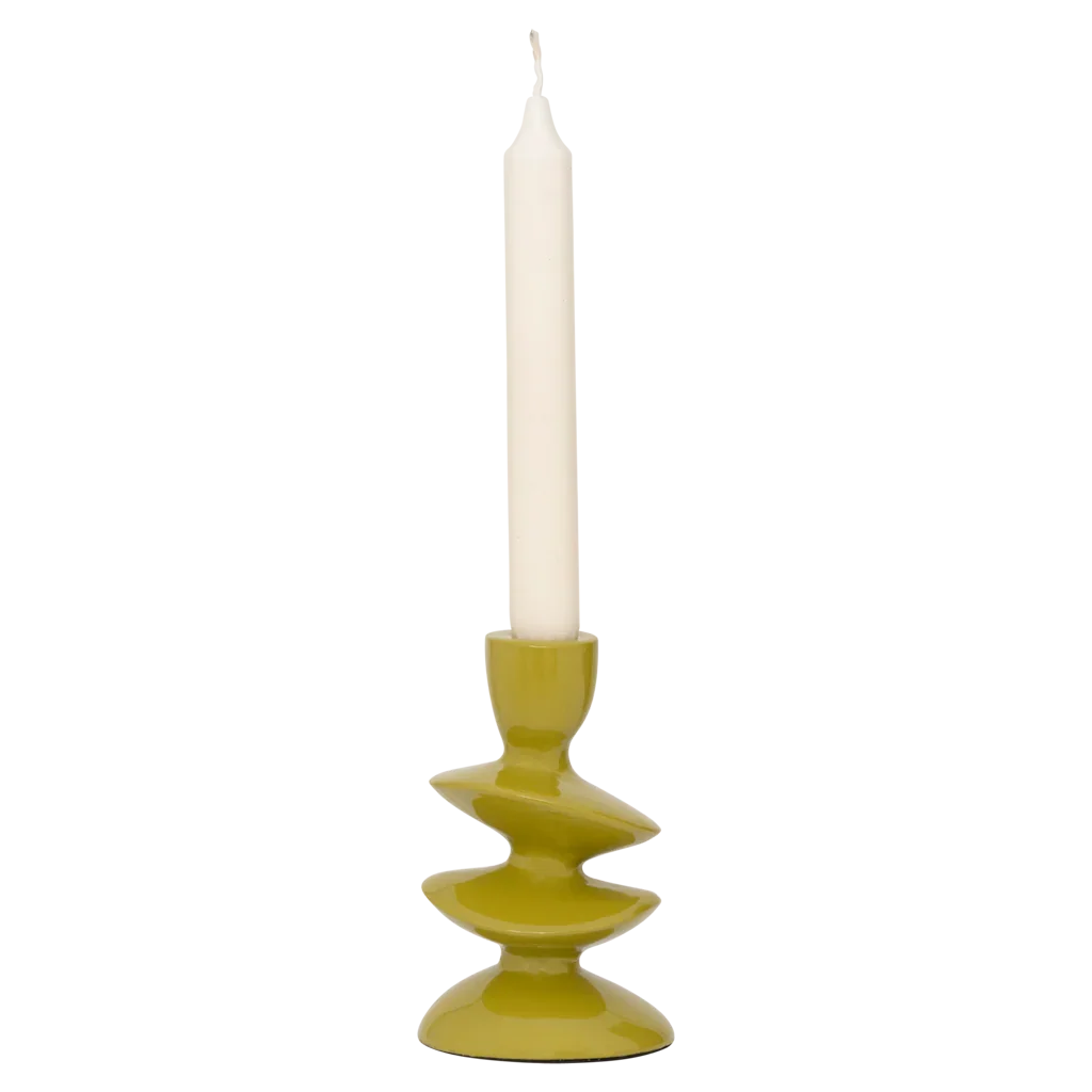 Tove Candle Holder - Evergreen Sprig