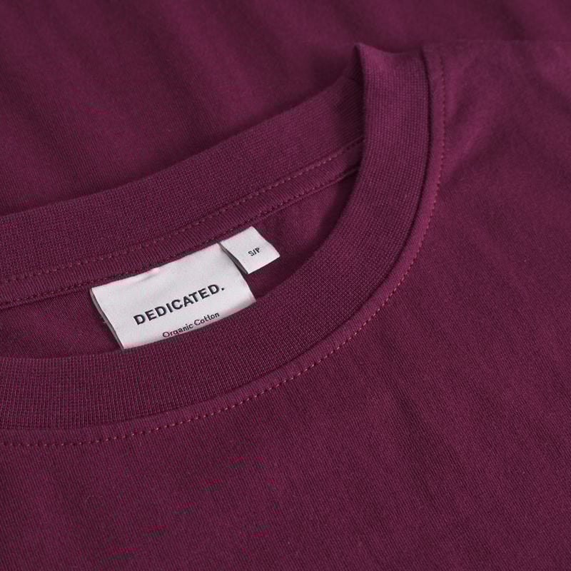 LAST ONE in XS - Vadstena Base T-shirt - Fig Red
