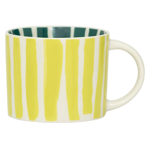 UNC Mug Tazza Stripes Inside Out - Yellow