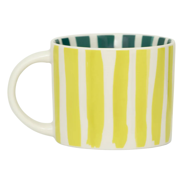 UNC Mug Tazza Stripes Inside Out - Yellow