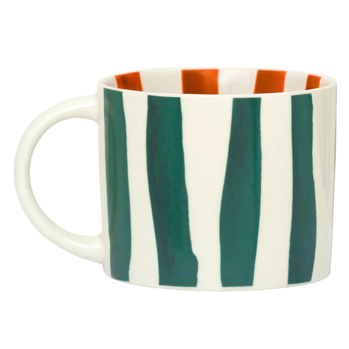 UNC Mug Tazza Stripes Inside Out - Deep Sea