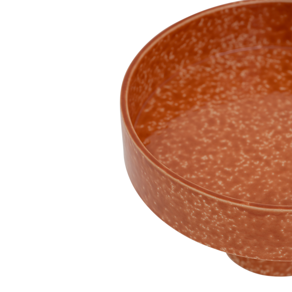 Tima Serving Bowl - Deep Orange