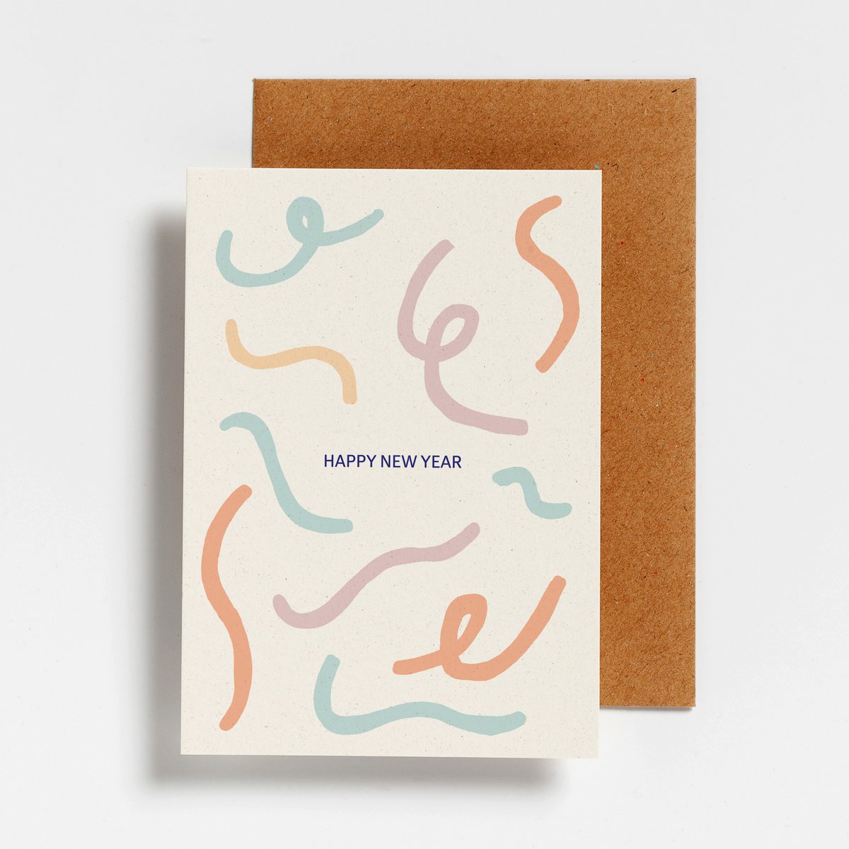 Postcard - Shapes Happy New Year