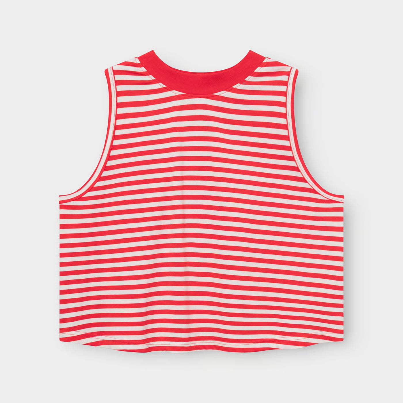 Namsos Stripes Top - Grenadine Red