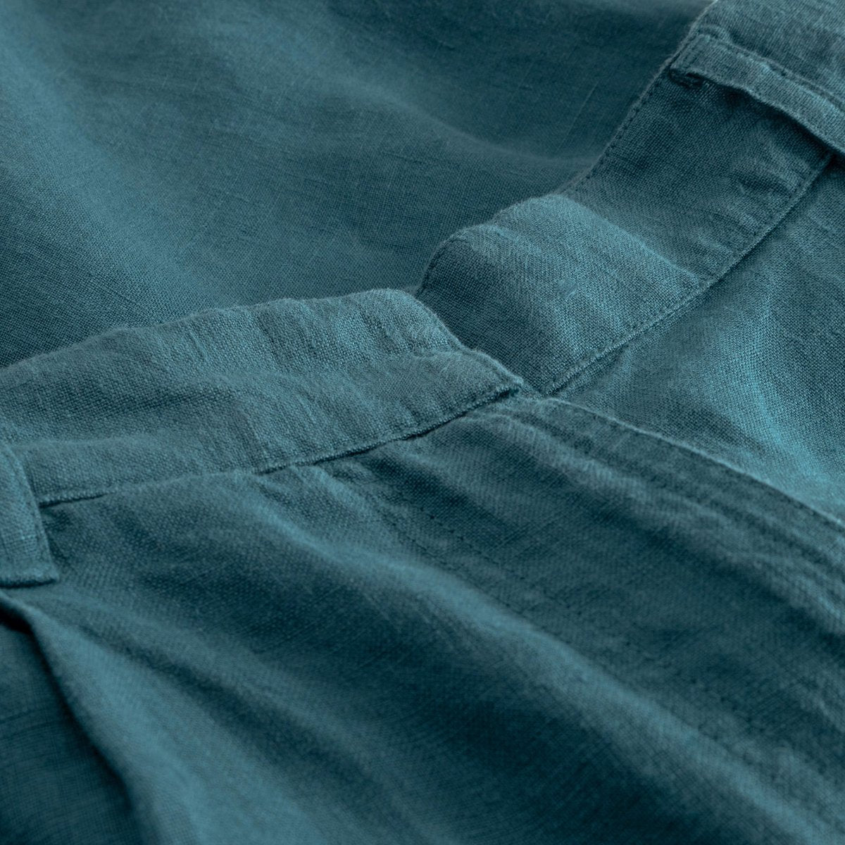 Djupvik Linen Shorts - Mediterranea Green