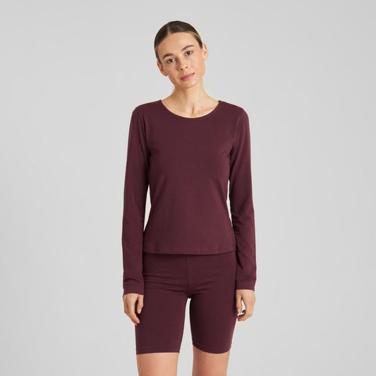 Salmis Top - Fig Red