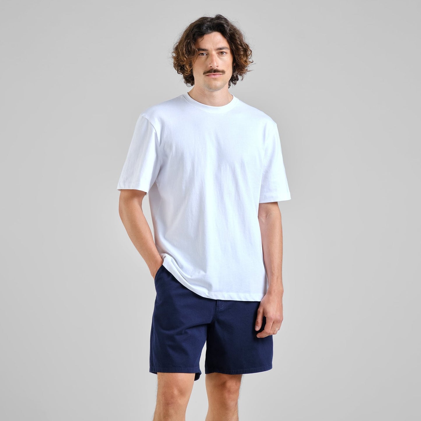 Olmen Chino Shorts - Navy