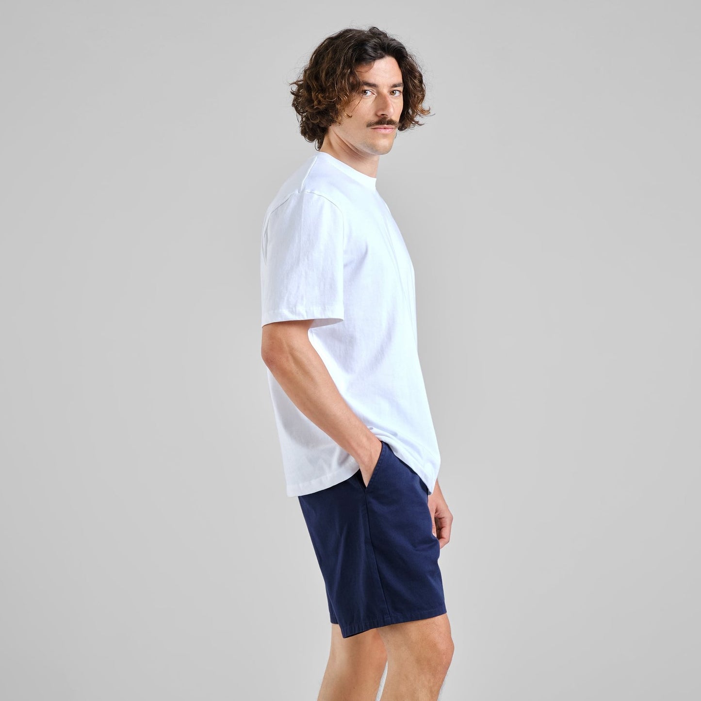 Olmen Chino Shorts - Navy